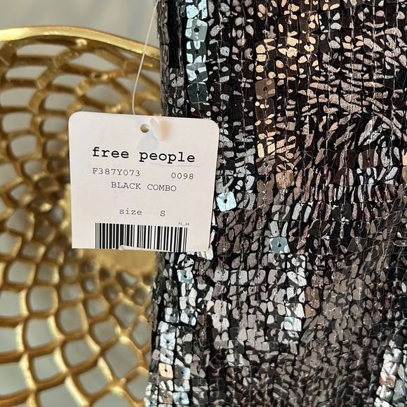 Free people shattered glass midnight dreamer dress - Picture 4 of 5